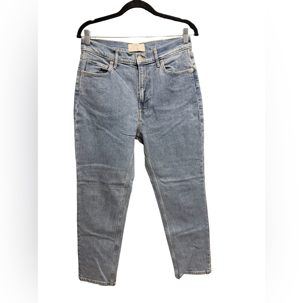 Everlane Organic Cotton Crop Blue Jeans